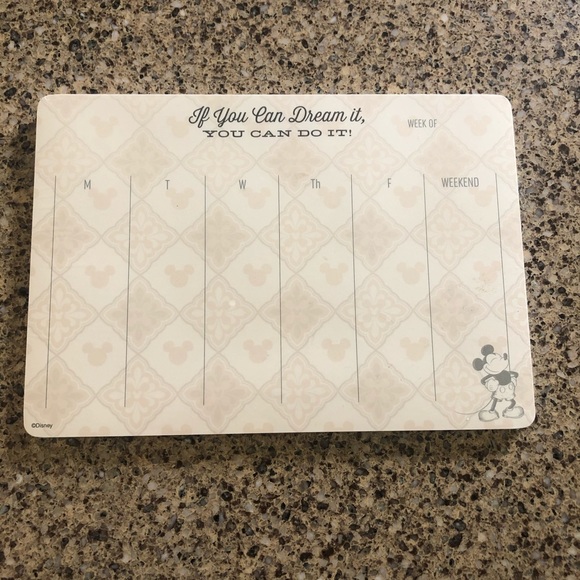 Disney Other - Disney Parks weekly Mickey Mouse Calendar